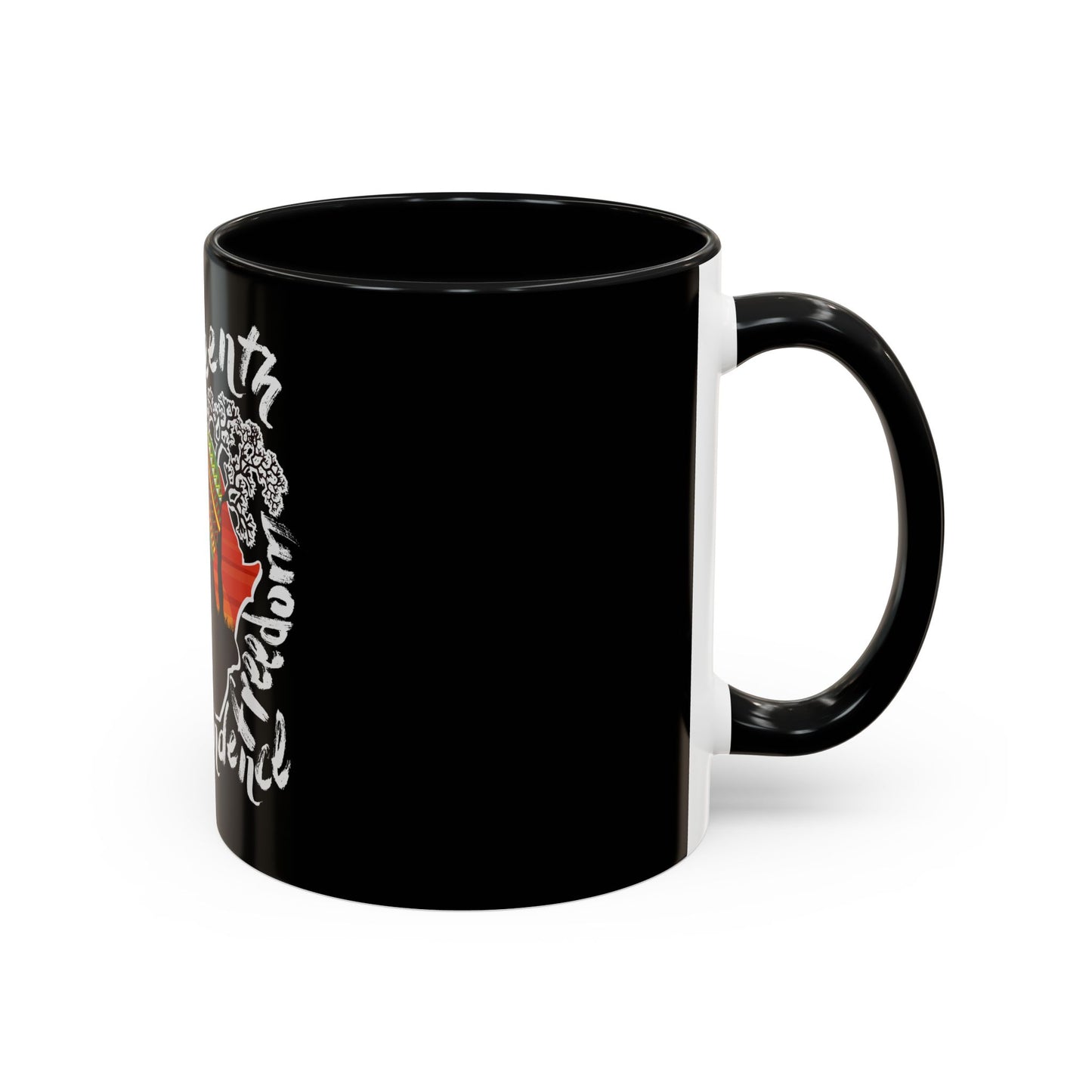 Juneteenth & Black History Celebration Accent Coffee Mug - 11oz & 15oz