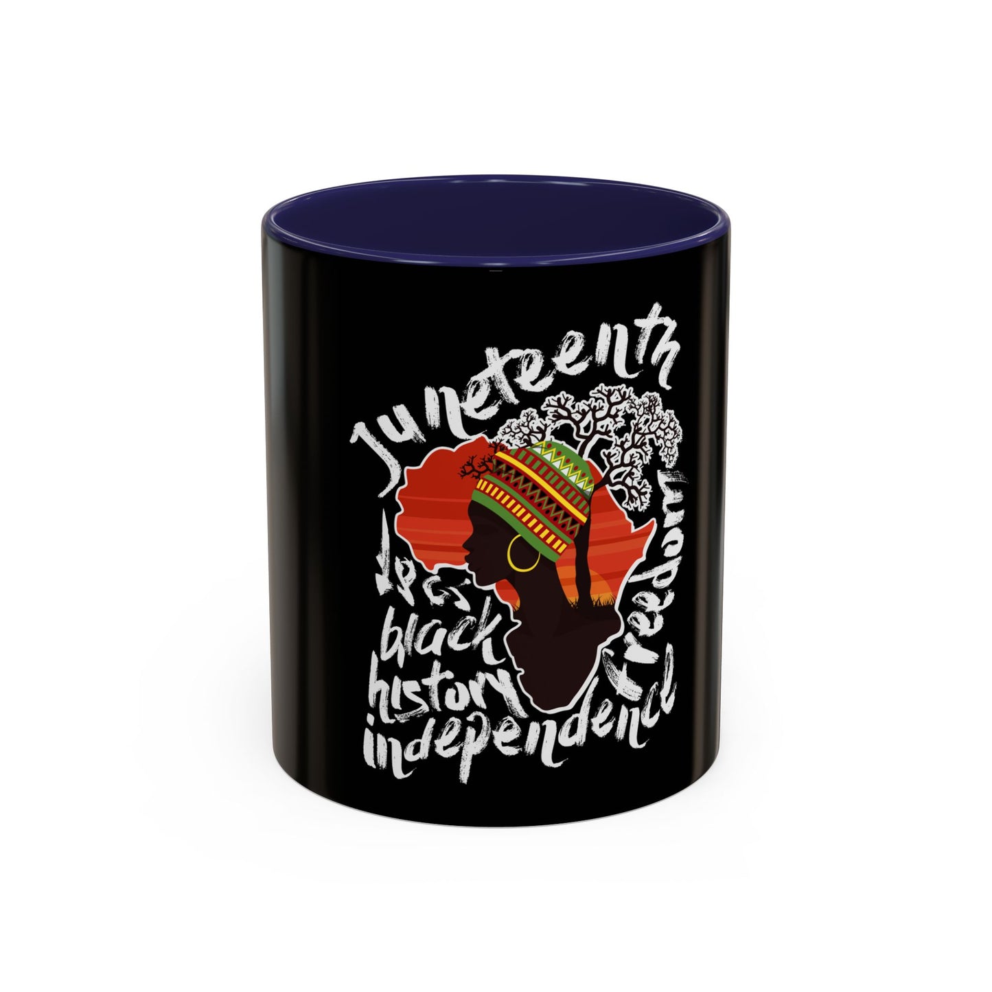 Juneteenth & Black History Celebration Accent Coffee Mug - 11oz & 15oz