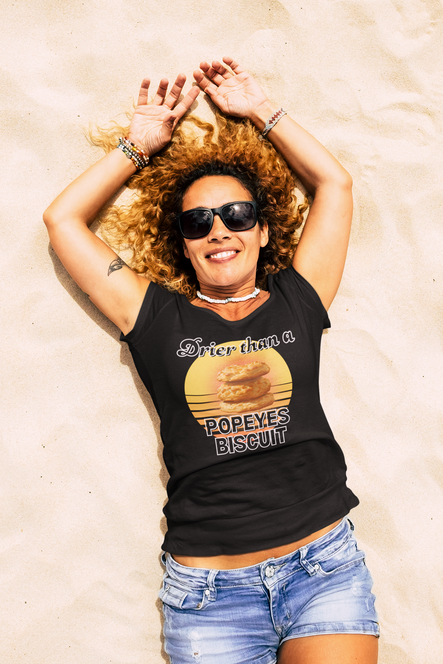 Drier Than A Popeyes Biscuit Funny Unisex T-Shirt