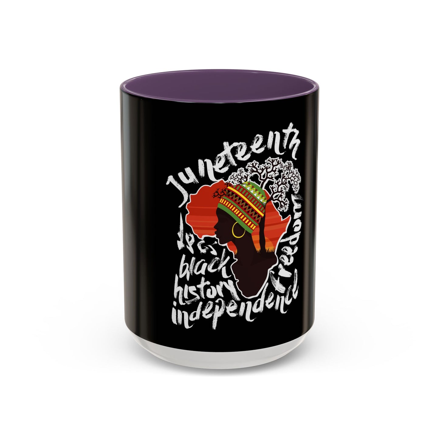 Juneteenth & Black History Celebration Accent Coffee Mug - 11oz & 15oz