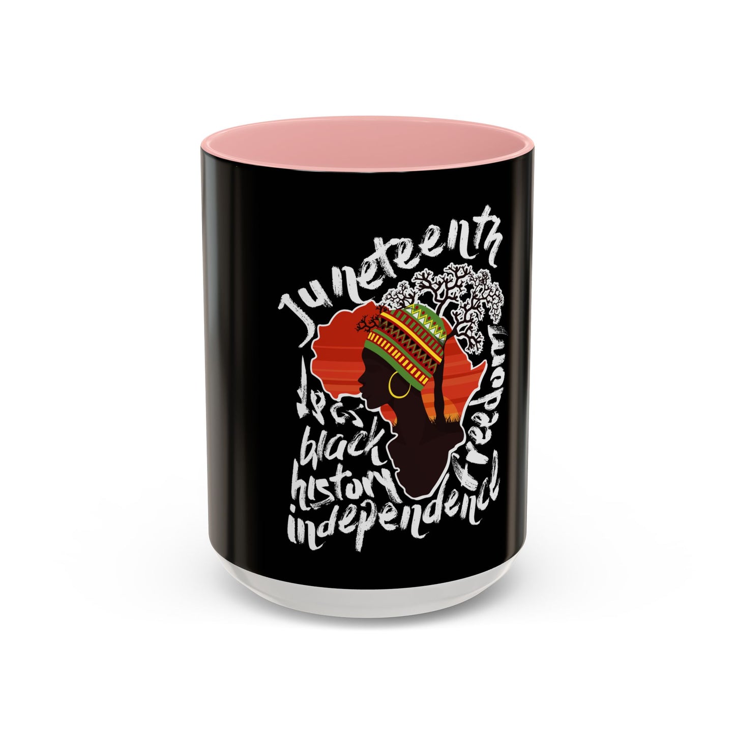 Juneteenth & Black History Celebration Accent Coffee Mug - 11oz & 15oz