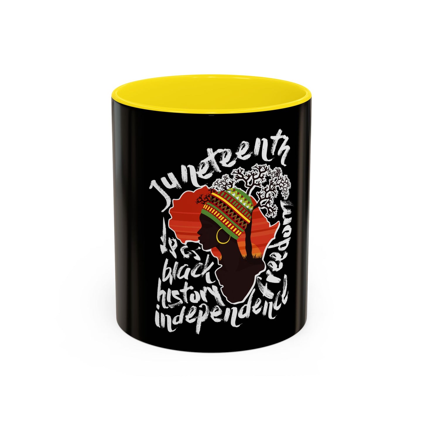 Juneteenth & Black History Celebration Accent Coffee Mug - 11oz & 15oz